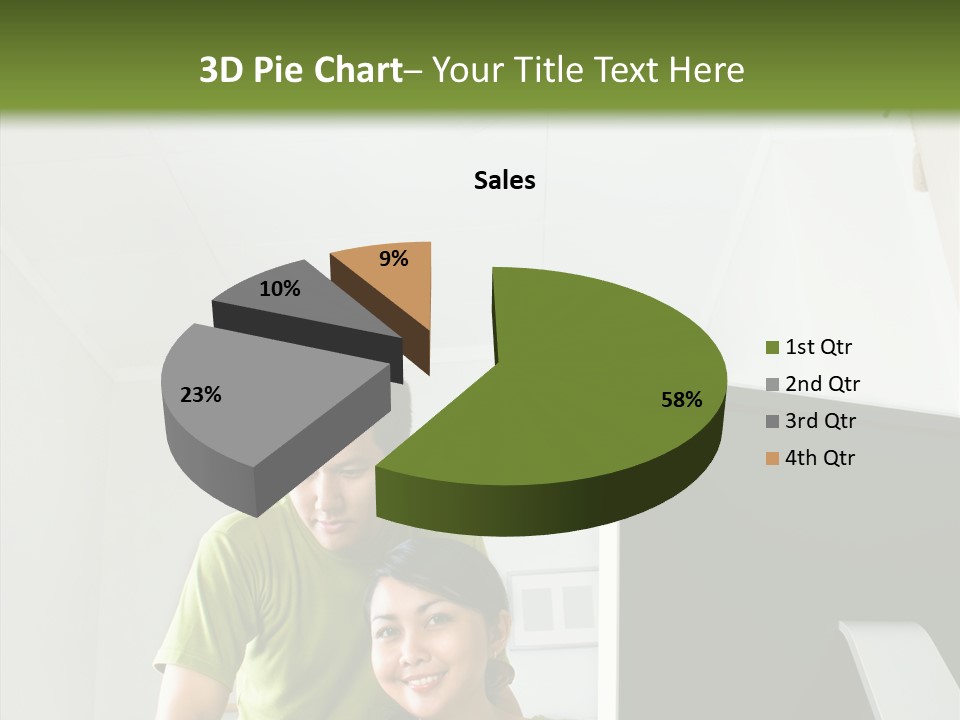 Laptop Asia Internet PowerPoint Template