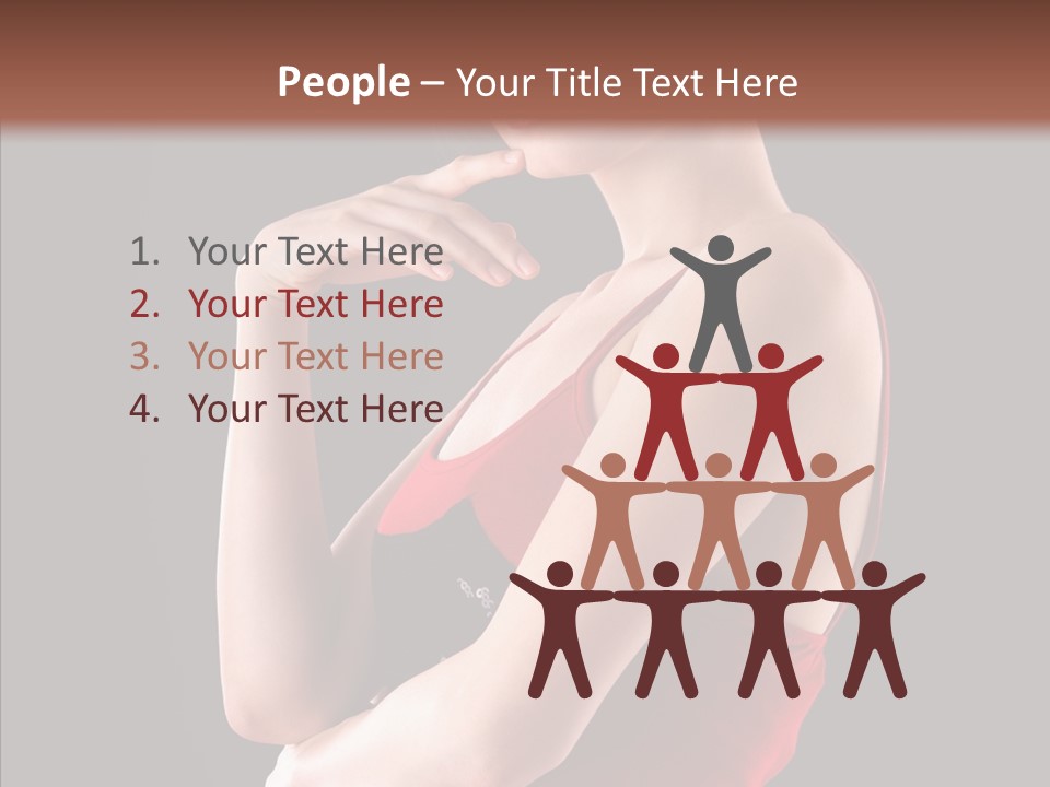 Team Itting Toon PowerPoint Template