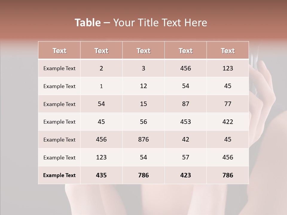 Figure Conference Company PowerPoint Template
