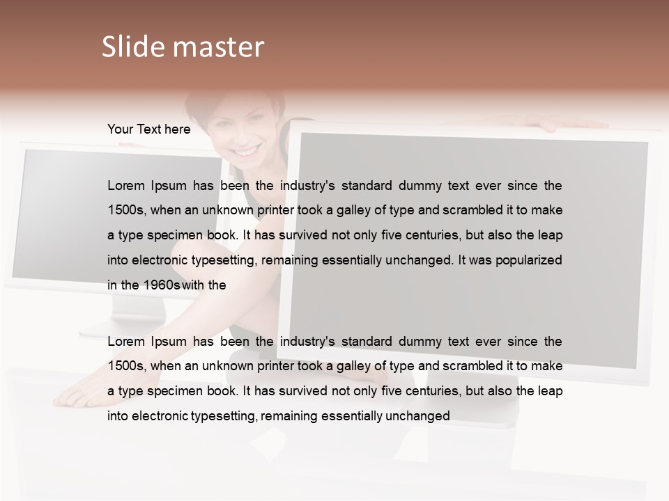 Board Office Writing PowerPoint Template