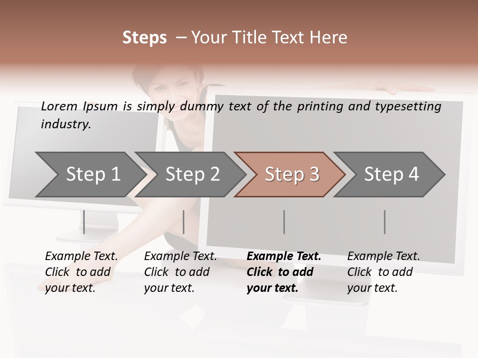 Board Office Writing PowerPoint Template