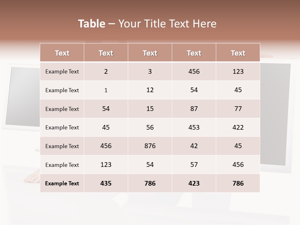 Board Office Writing PowerPoint Template