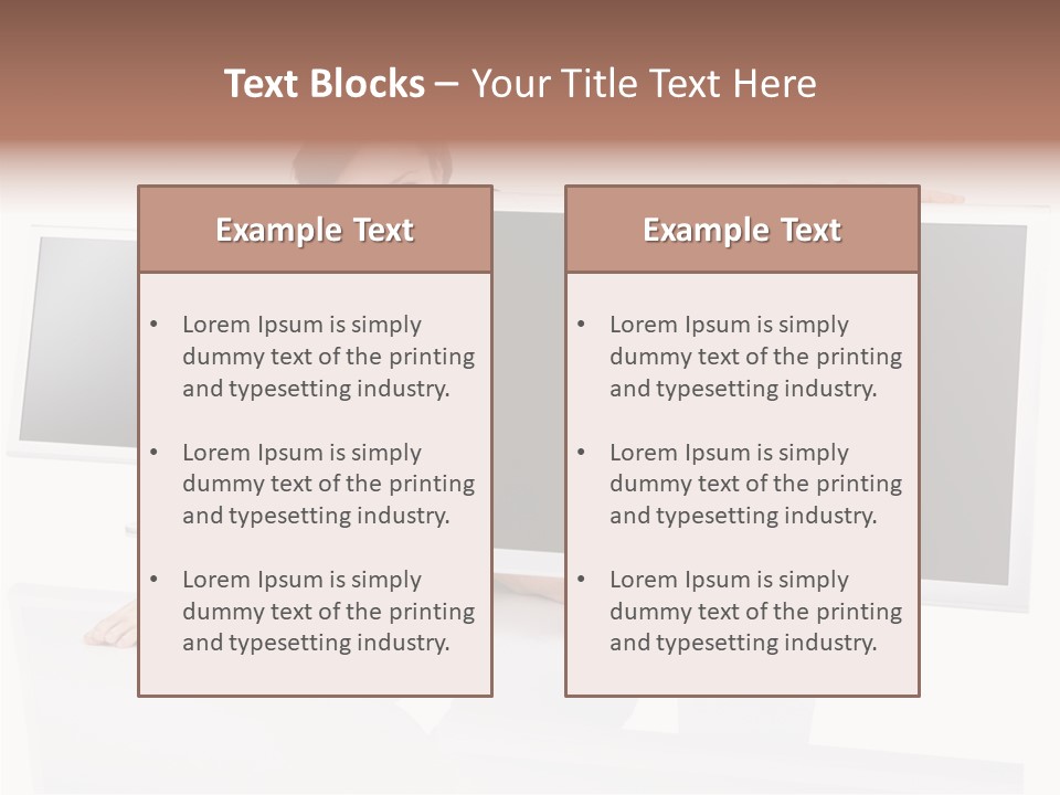 Board Office Writing PowerPoint Template