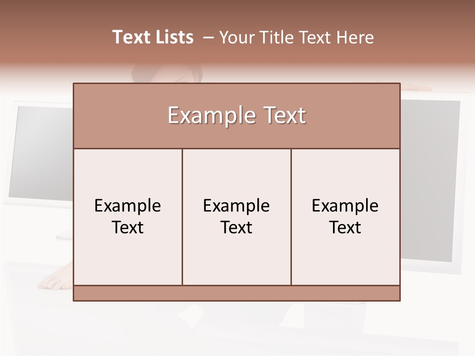 Board Office Writing PowerPoint Template