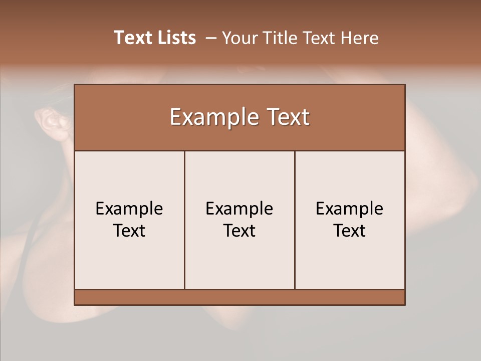 Iron Diet Exercise PowerPoint Template