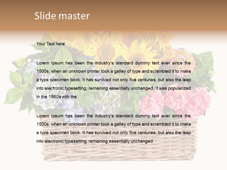 Plant Flora Bush PowerPoint Template