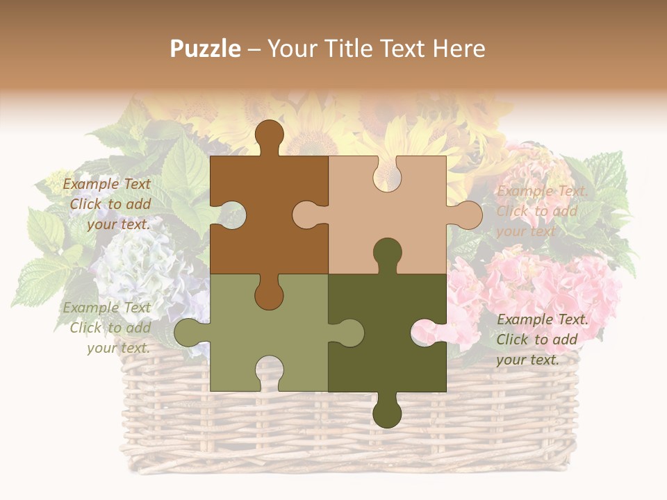 Plant Flora Bush PowerPoint Template