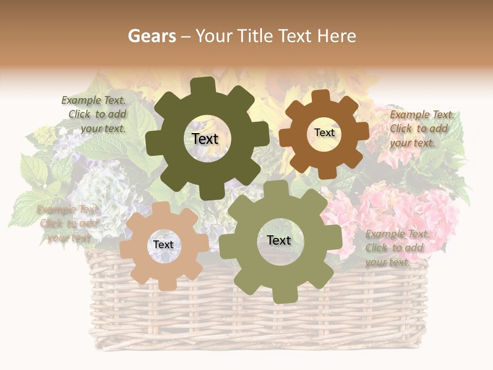 Plant Flora Bush PowerPoint Template