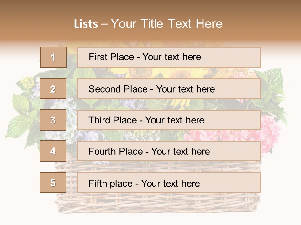 Plant Flora Bush PowerPoint Template