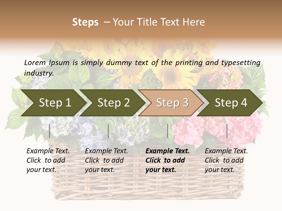 Plant Flora Bush PowerPoint Template