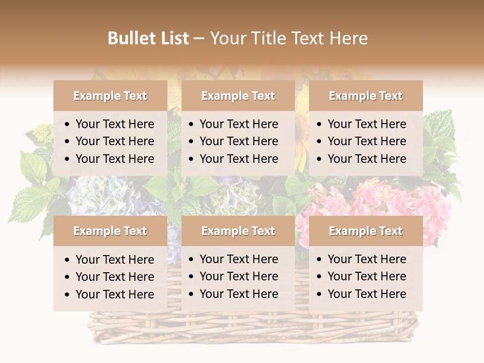 Plant Flora Bush PowerPoint Template