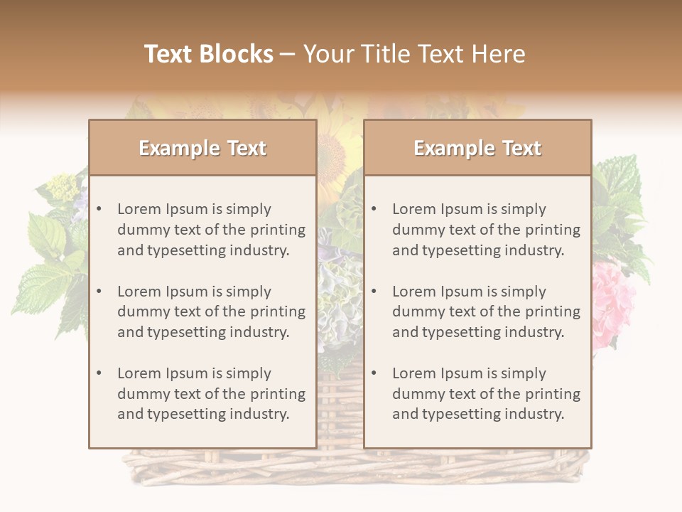 Plant Flora Bush PowerPoint Template