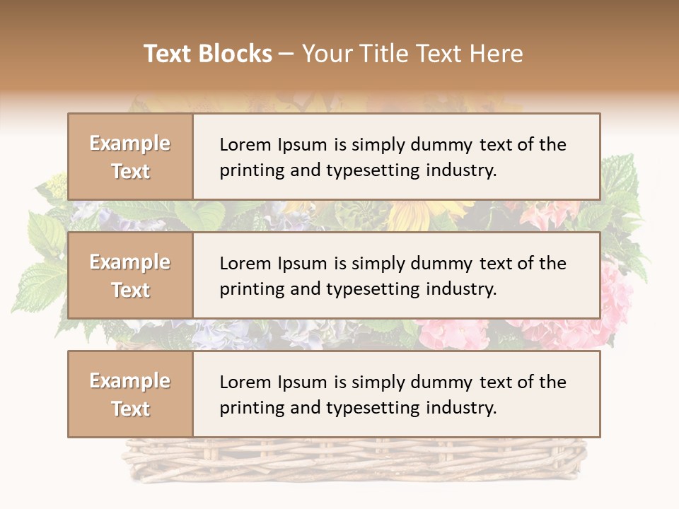 Plant Flora Bush PowerPoint Template