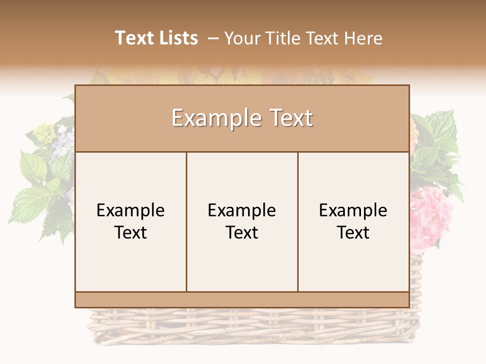 Plant Flora Bush PowerPoint Template
