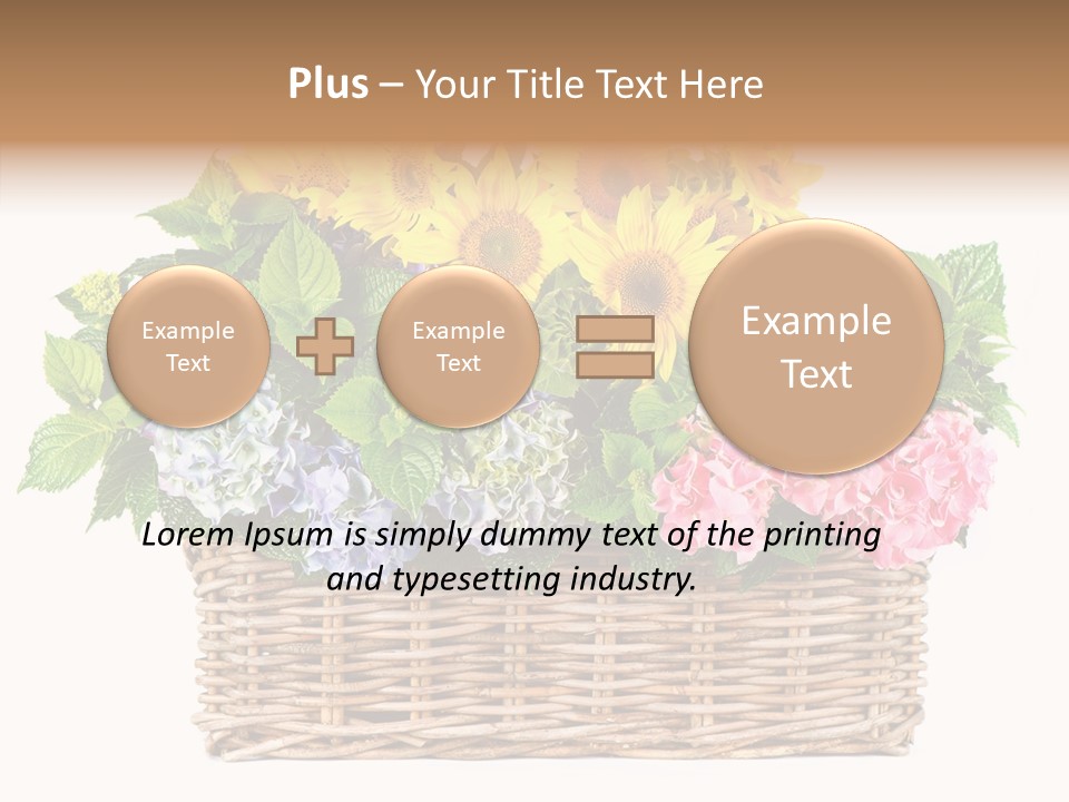 Plant Flora Bush PowerPoint Template