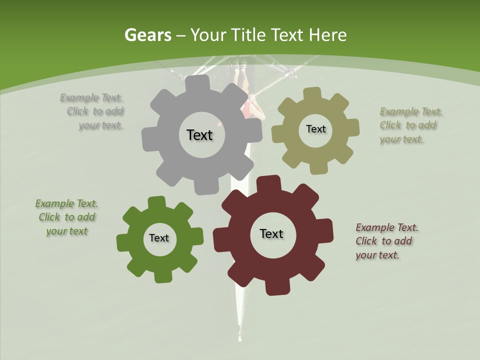 Outdoors Water Teamwork PowerPoint Template