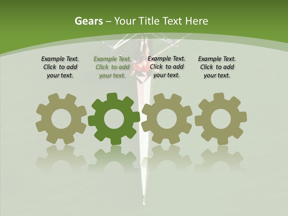 Outdoors Water Teamwork PowerPoint Template