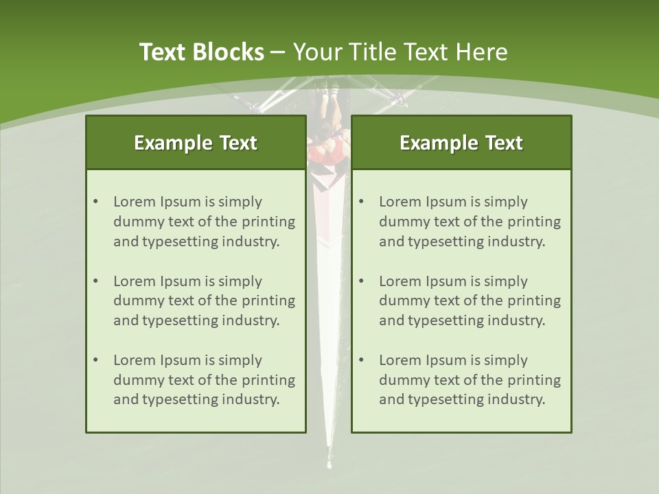 Outdoors Water Teamwork PowerPoint Template