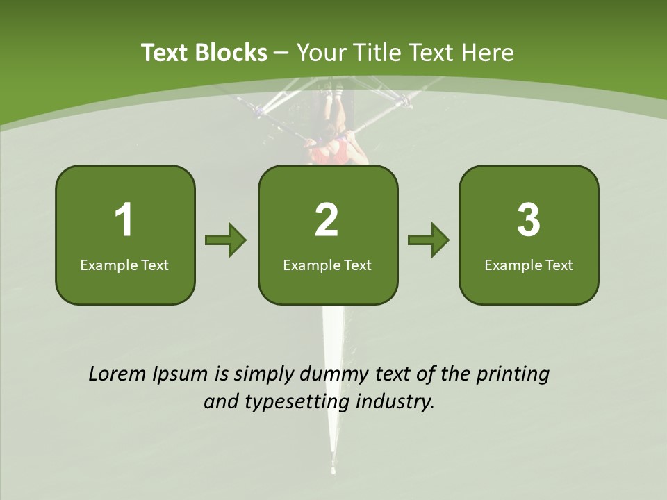 Outdoors Water Teamwork PowerPoint Template