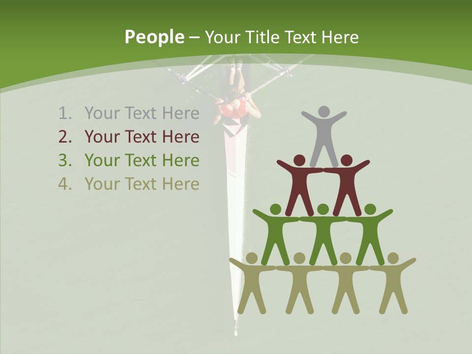 Outdoors Water Teamwork PowerPoint Template