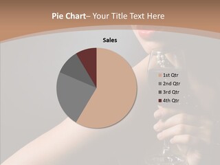 Adult Wine Posing PowerPoint Template