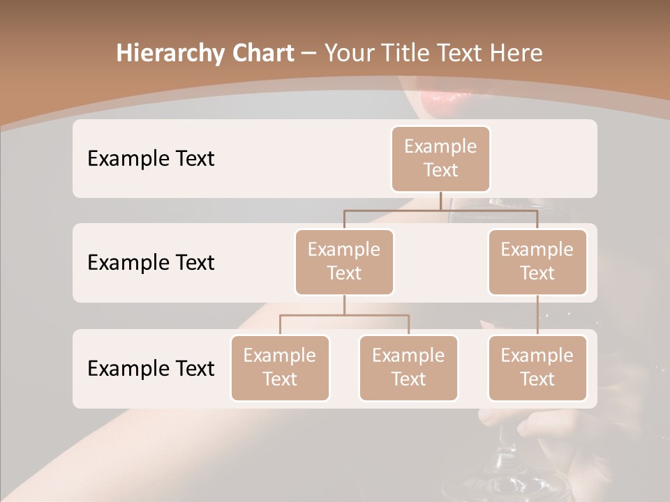Adult Wine Posing PowerPoint Template