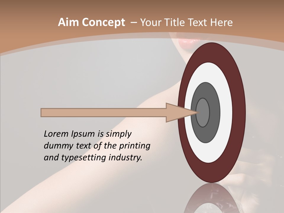 Adult Wine Posing PowerPoint Template