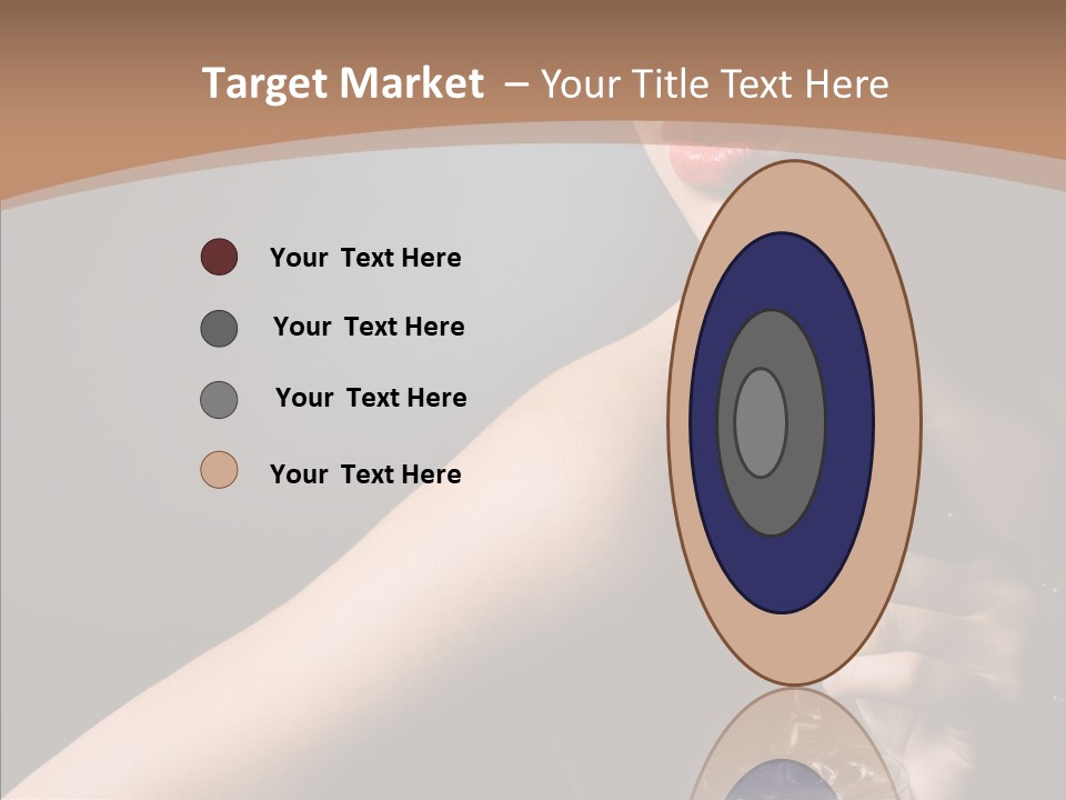 Adult Wine Posing PowerPoint Template