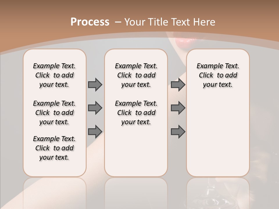 Adult Wine Posing PowerPoint Template