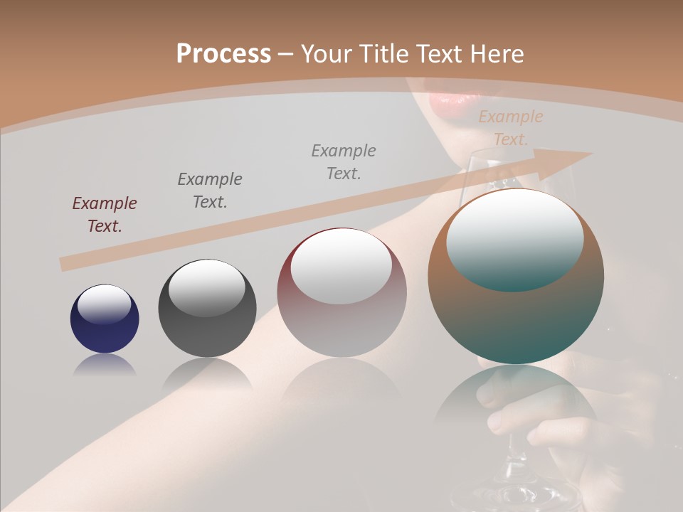 Adult Wine Posing PowerPoint Template