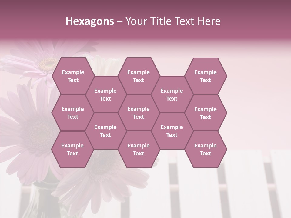 Gerber Floral White PowerPoint Template