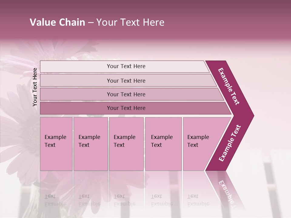 Gerber Floral White PowerPoint Template