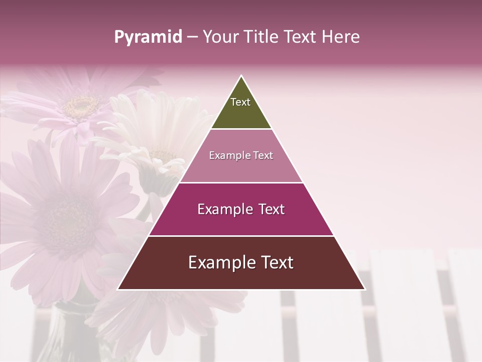 Gerber Floral White PowerPoint Template