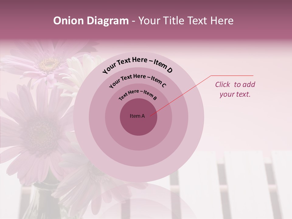 Gerber Floral White PowerPoint Template