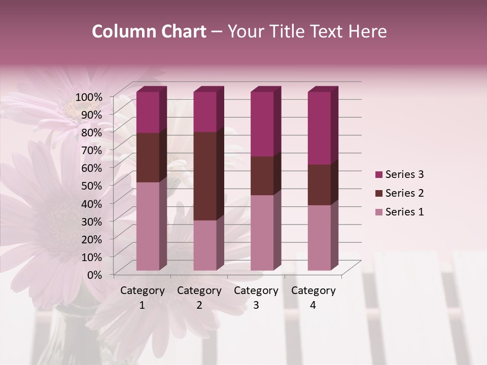 Gerber Floral White PowerPoint Template
