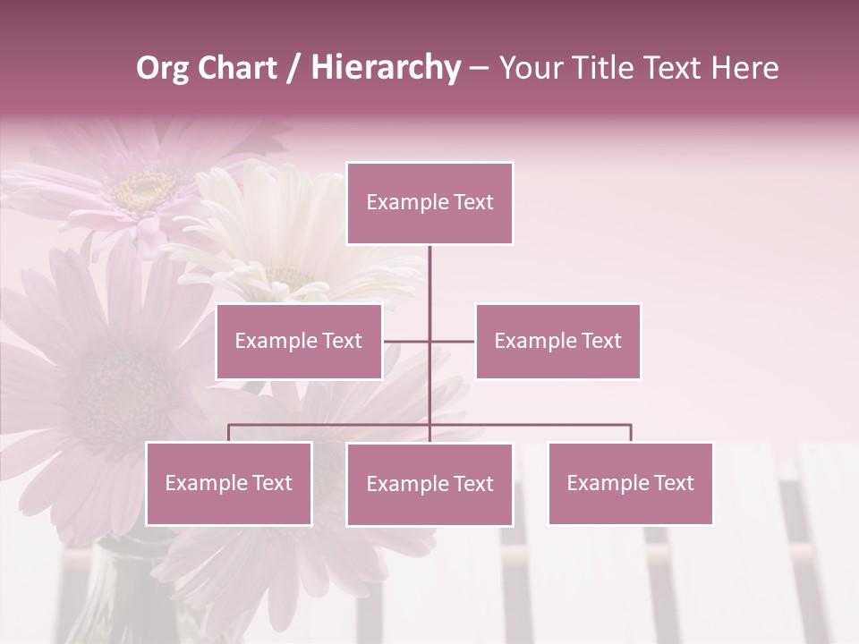 Gerber Floral White PowerPoint Template