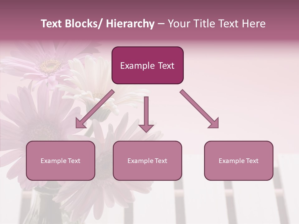Gerber Floral White PowerPoint Template