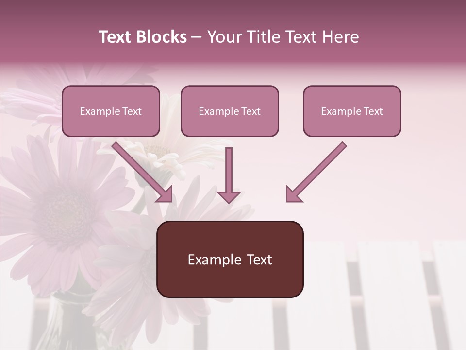 Gerber Floral White PowerPoint Template