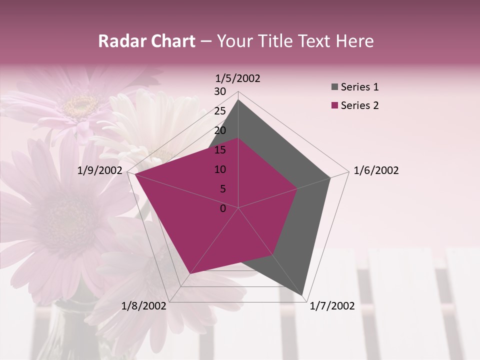 Gerber Floral White PowerPoint Template