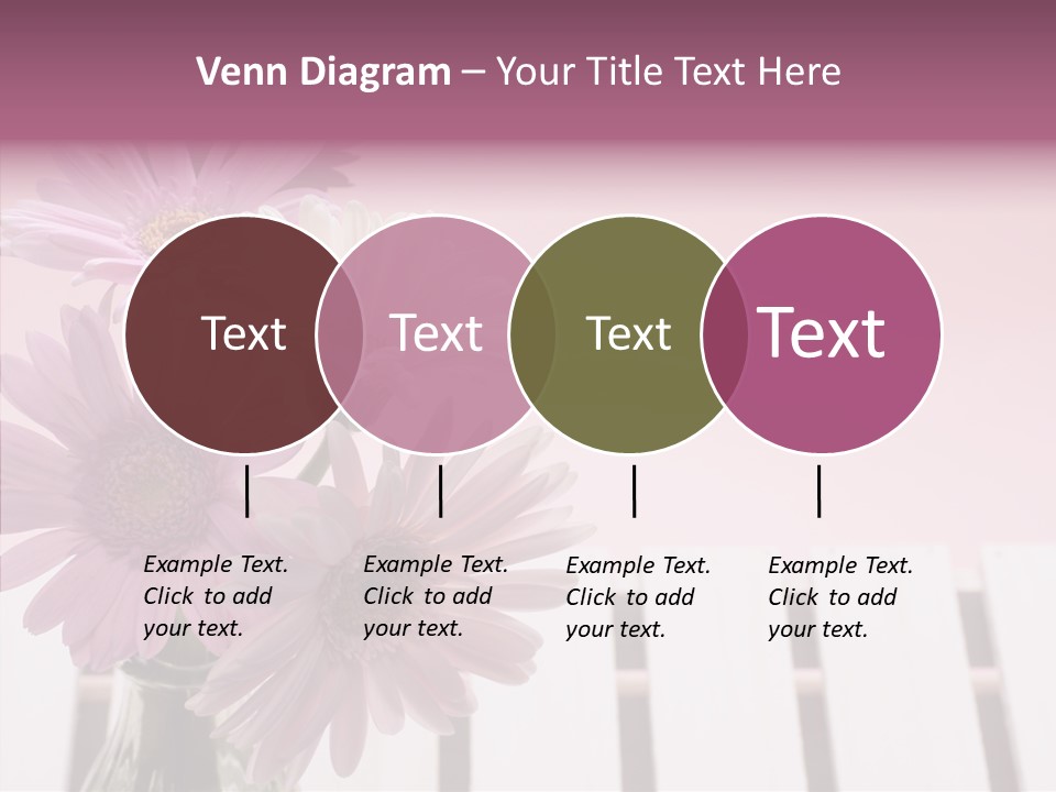 Gerber Floral White PowerPoint Template