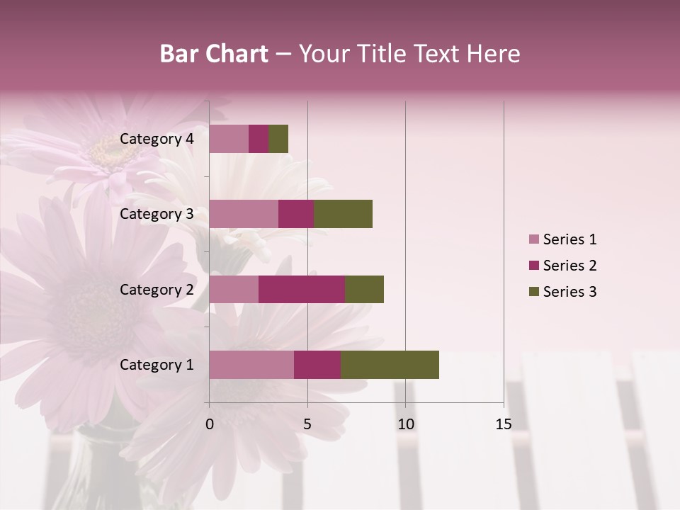 Gerber Floral White PowerPoint Template