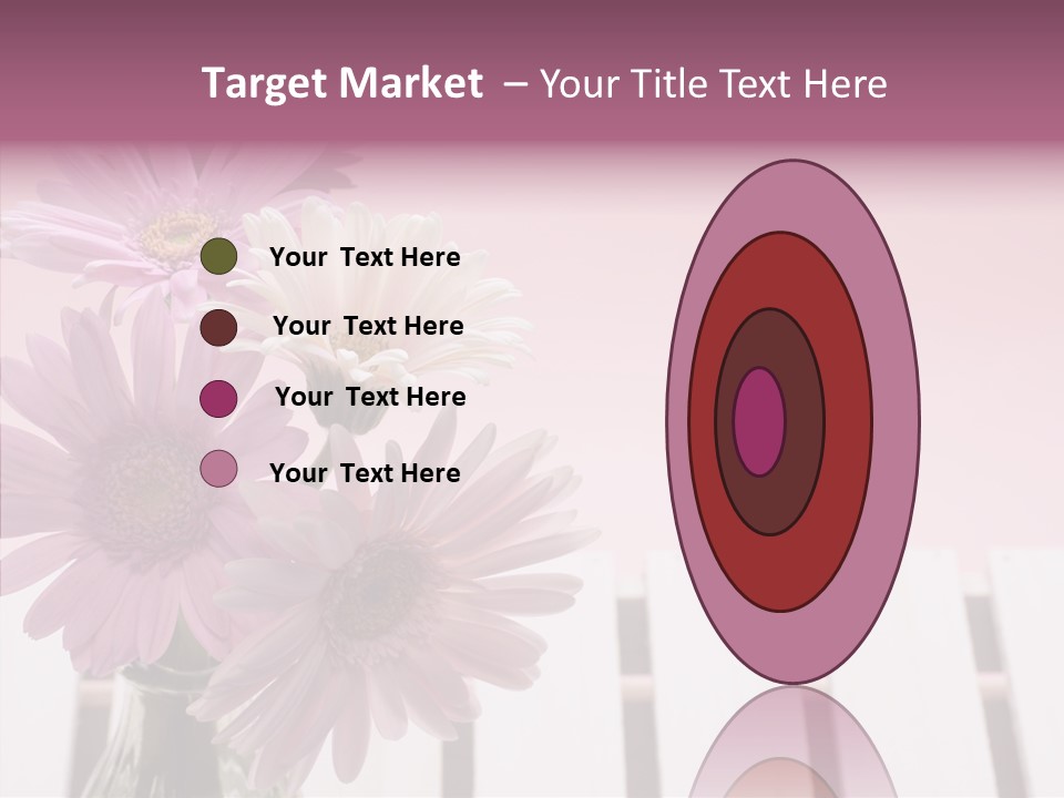 Gerber Floral White PowerPoint Template