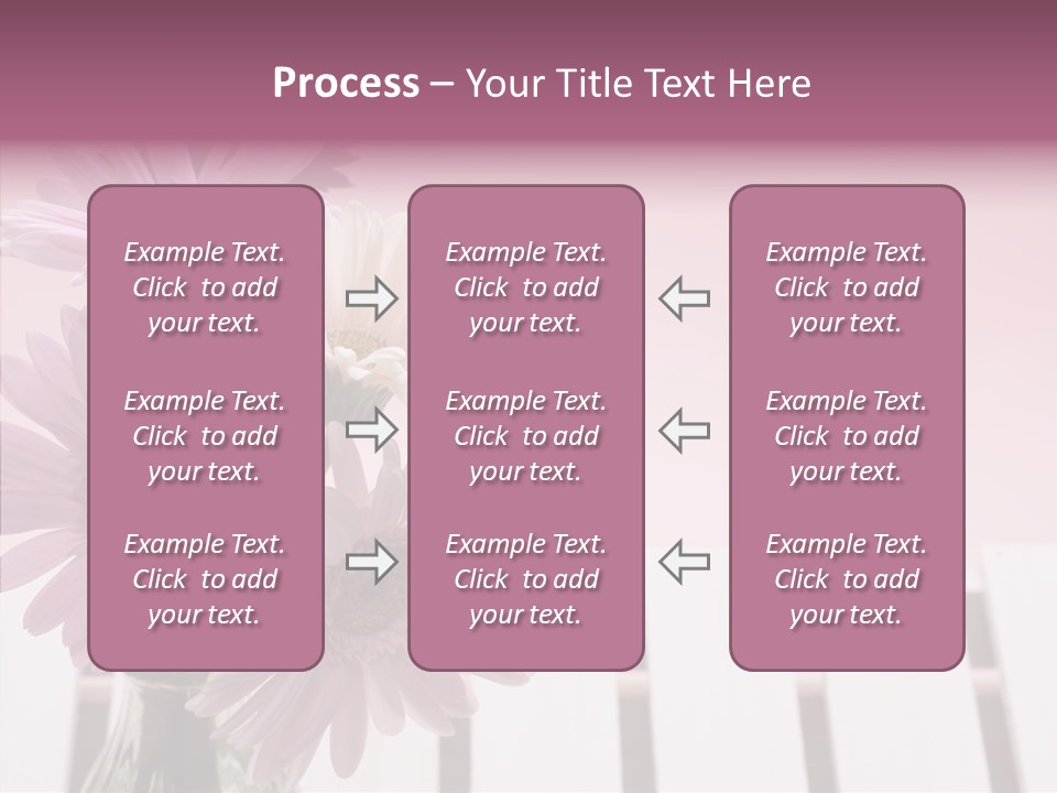 Gerber Floral White PowerPoint Template