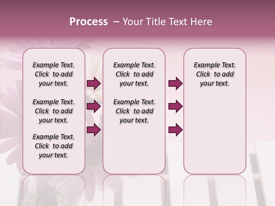 Gerber Floral White PowerPoint Template