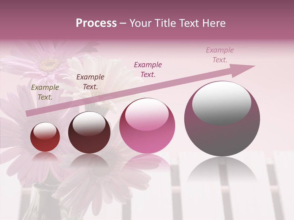 Gerber Floral White PowerPoint Template