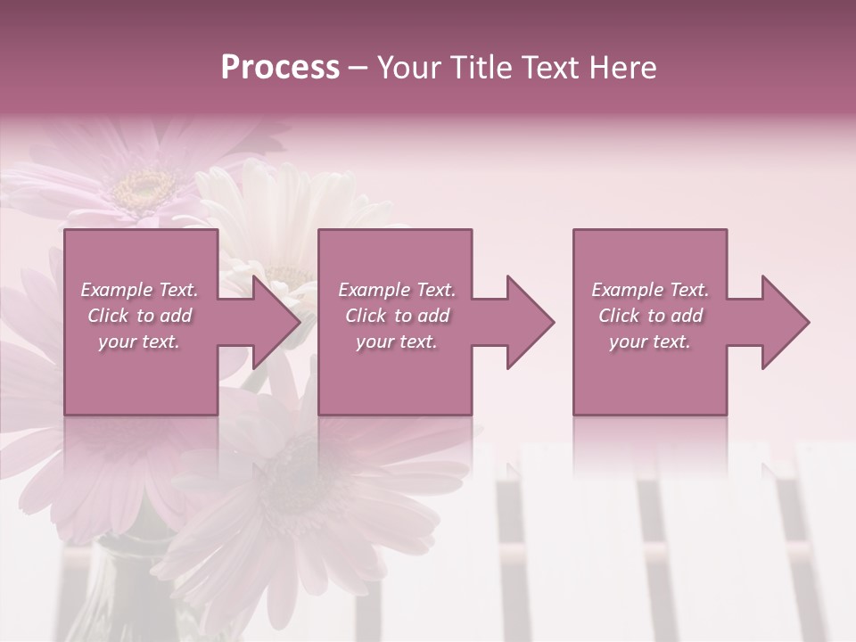 Gerber Floral White PowerPoint Template