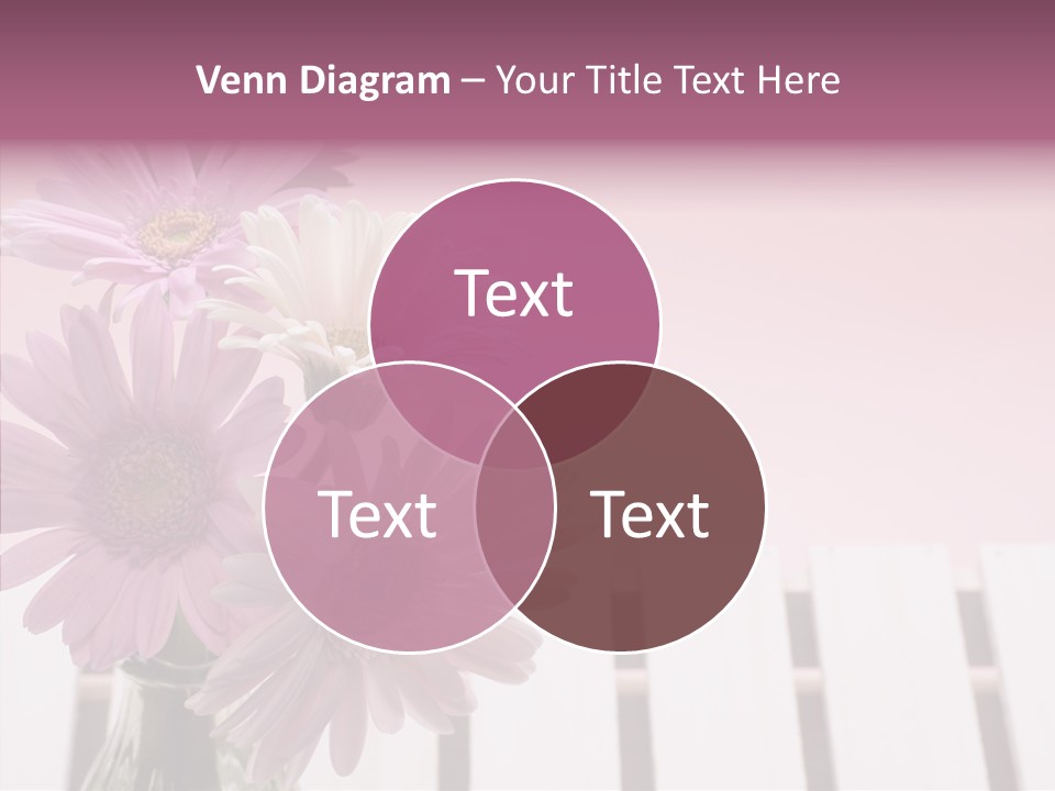 Gerber Floral White PowerPoint Template