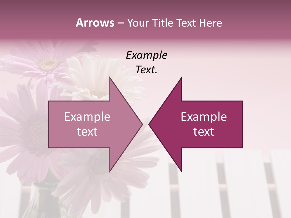 Gerber Floral White PowerPoint Template