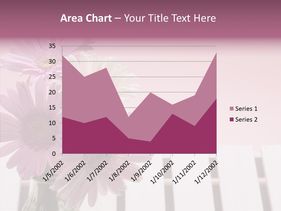 Gerber Floral White PowerPoint Template