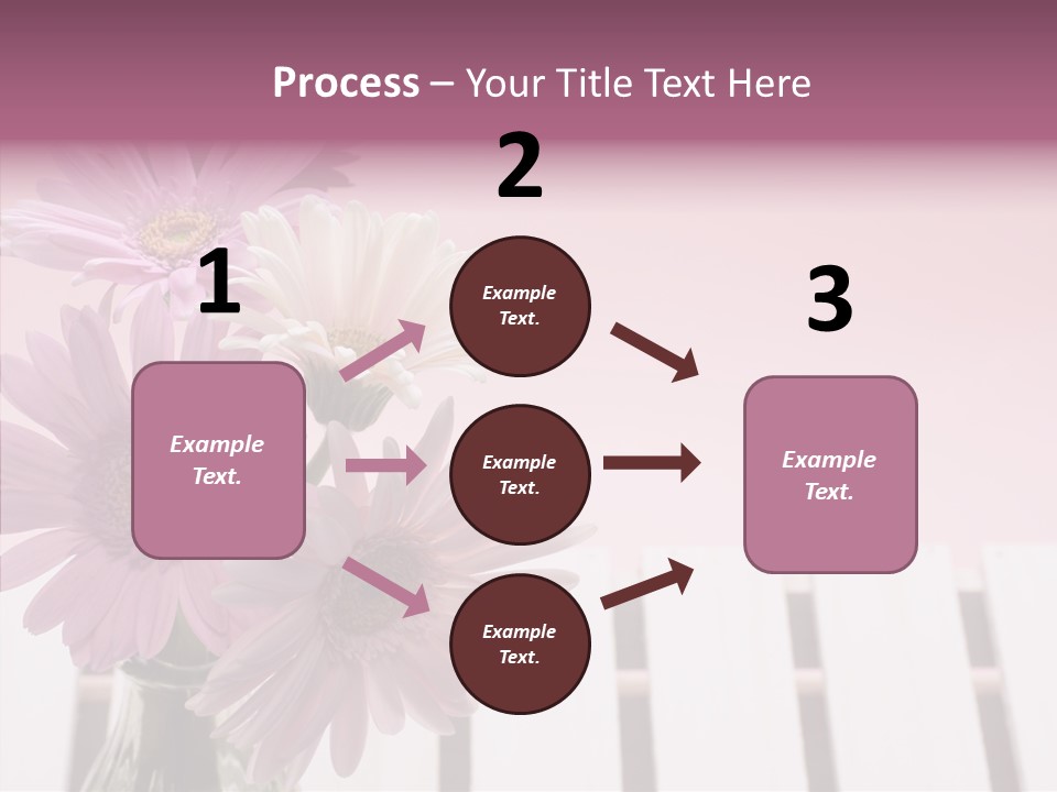 Gerber Floral White PowerPoint Template